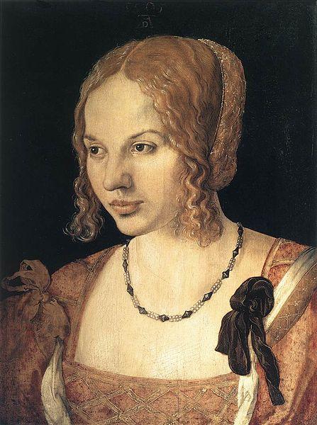 Albrecht Durer Portrait of a Young Venetian Woman Norge oil painting art